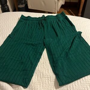 Green stars above pj pants